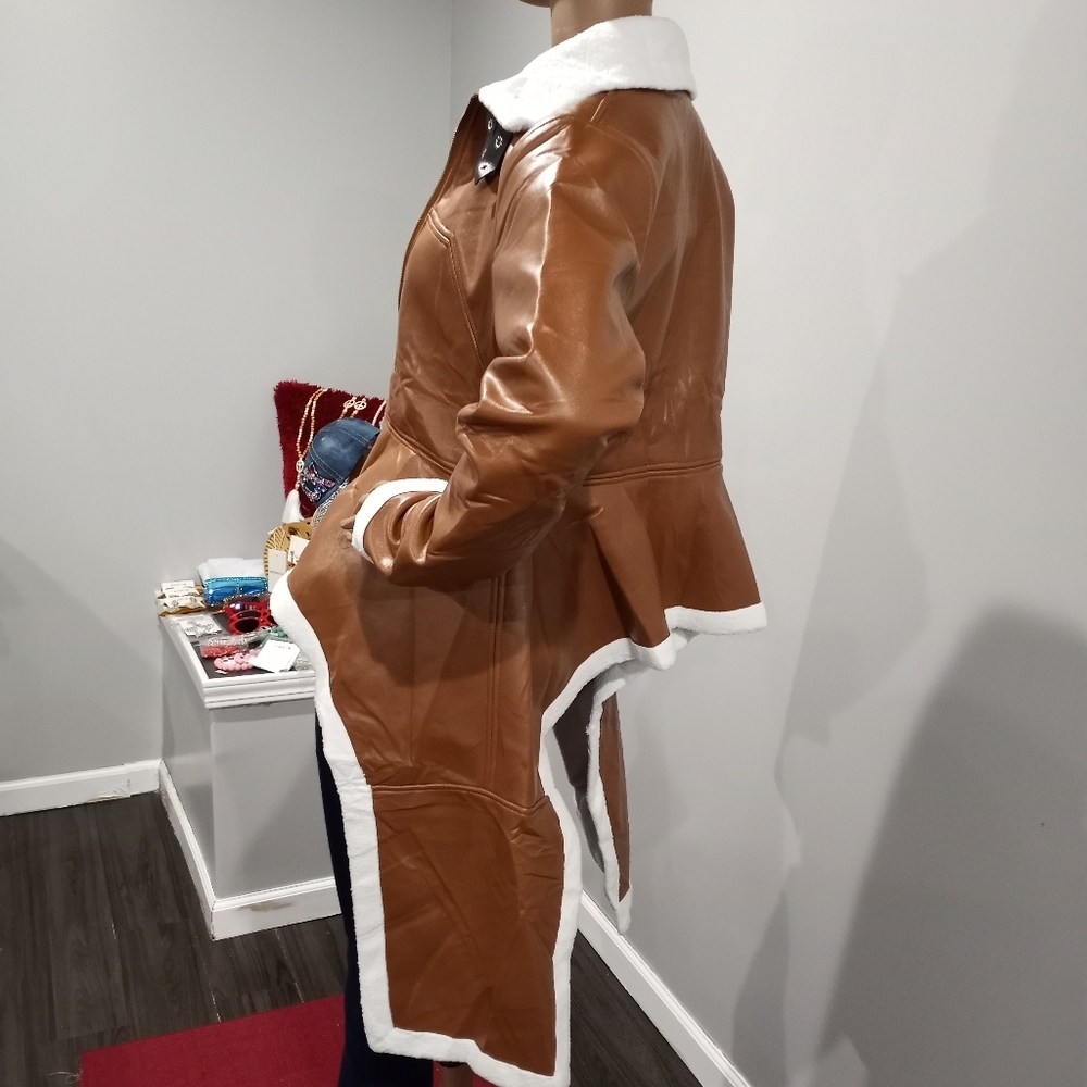 🔥 aviator Faux leather coat - Picture 5 of 7